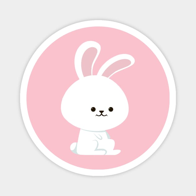 Cute Bunny Magnet by Jablo